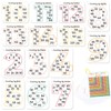 15 PCS Math Multiples Posters from 2 to 15 Counting