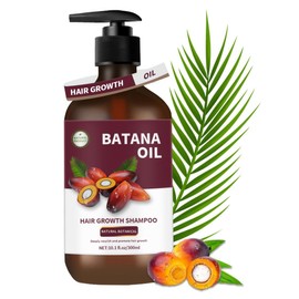 Batana Oil Shampoo for Hair Growth, Natural Hair Loss Shampoo for Thinning and Repairs Damaged Hair for All Hair Types for Women and Men, Daily Hair Care Growth 300ml