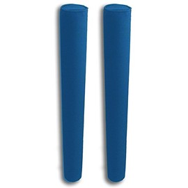 36" Pair of Boat Trailer Guide Pole Pad and Cover - Heavy Duty Canvas - Capped Ends - UV Treated - Made in USA - Royal Blue