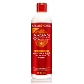 Creme of Nature with Argan Moisture & Shine Curl Activator Creme, 12 Ounce