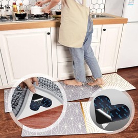 Mbsomnus 80 x 150 cm Non-Slip Mat for Carpet with 8 Pieces Carpet Non-Slip Pads Non-Slip Carpet Underlay Non-Slip Mat Non-Slip Mat Rugs for Sheet Table Cloths Sofas