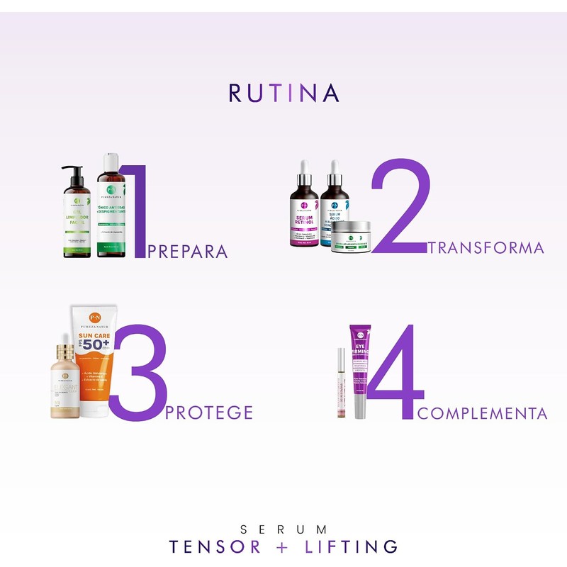 PUREZA NATUR Suero facial Efecto Tensor Lifting con Gaba Y