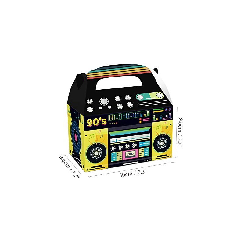 Cajas Regalo Fiestas Radio Piezas Temática Retro Novedosas Hip Hop