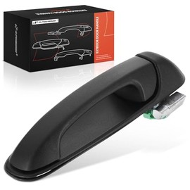 A-premium - Manija de Puerta Exterior Trasera Derecha del Lado del Pasajero Compatible con Jeep Wj Series Grand Cherokee 1999-2004, Kj Series Liberty 2002-2007, Negro Texturizado, Reemplazo#