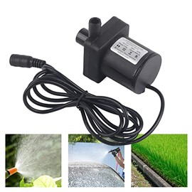 Bomba de Agua Pequeña de 12 V, Mini Motor sin Escobillas de 800 L/h para Acuarios, Estanques, Hidroponía con Carcasa de ABS, Fácil Instalación, Refrig