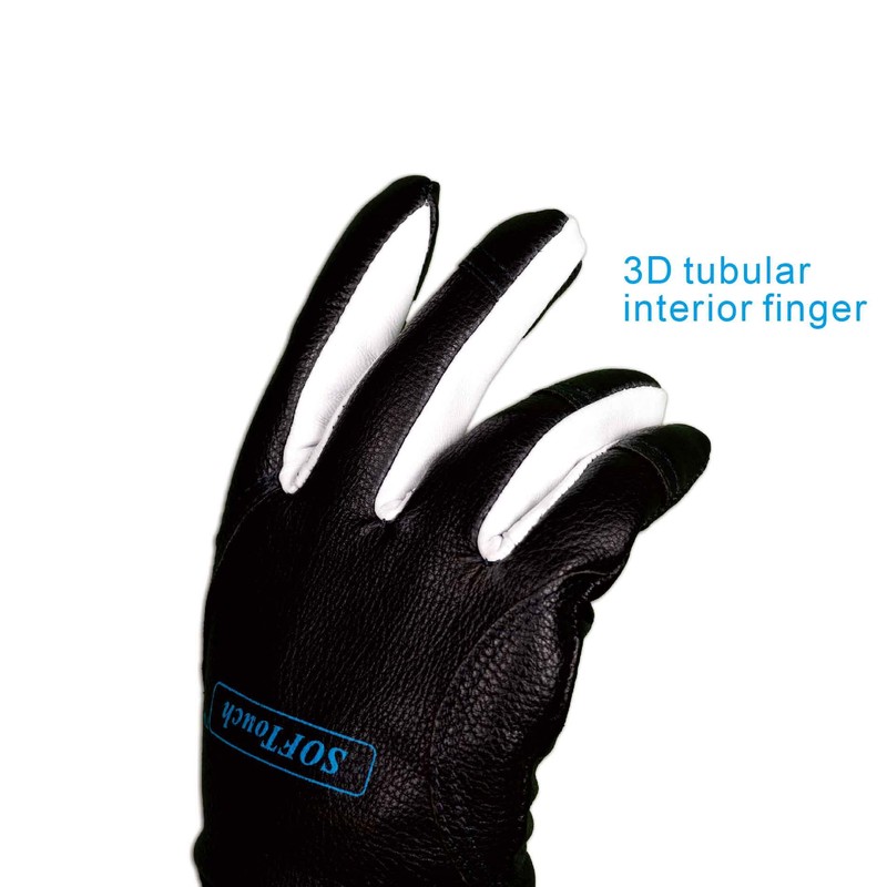 Weldas® SOFTouch™ premium TIG welding gloves for precision welding, 3D