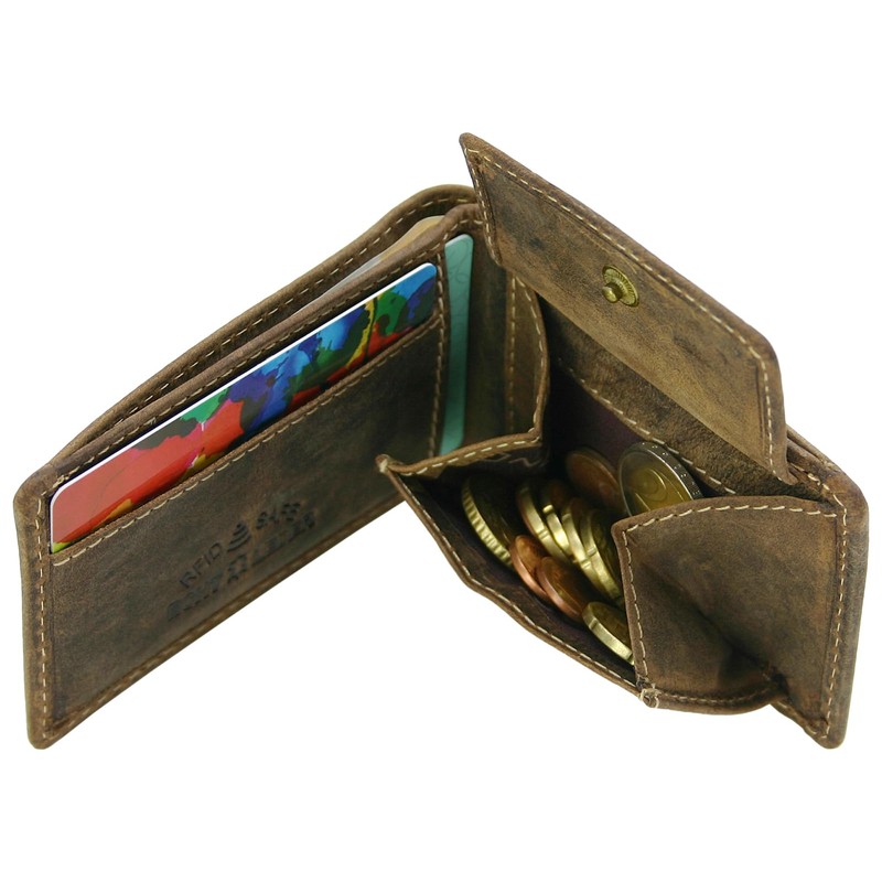 J.Jones - Men's Mini Wallet - Slim Wallet - Genuine