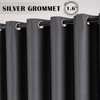 Tiadkh Home Decor Blackout Extra Long Curtains，144" Long Grommet High
