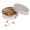 Tupalizy 100PCS 1/4 Inch Small Round Head Map Tacks Pins