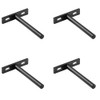 4Pcs Heavy Duty Shelf Support Bracket Invisible Shelf Bracket for