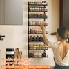 X-cosrack 8-Tier Adjustable Spice Rack – Wall-Mounted Space-Saving Organizer with