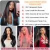 UKOWN 13x6 Lace Front Wigs Human Hair 28 Inch Straight