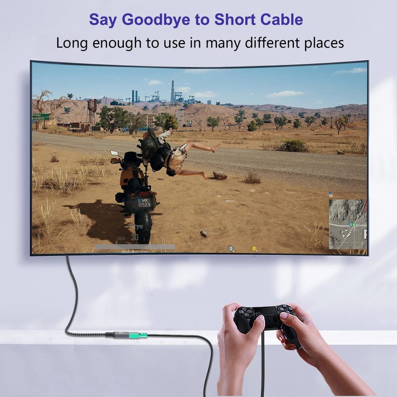 Hisatey USB Extension Cable 20 ft- USB3.0 Extension Cable,Durable Braided