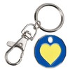 1 unit New Shape £1 coin Trolley Tokens Keyrings Supermarket