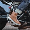 BORLEN Motorcycle Riding Shoes Cowhide Leather Breathable Casual Outdoor Street