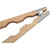 Wood Ring Holder Hand Clamp 8 Inch Wooden Grinding Handle