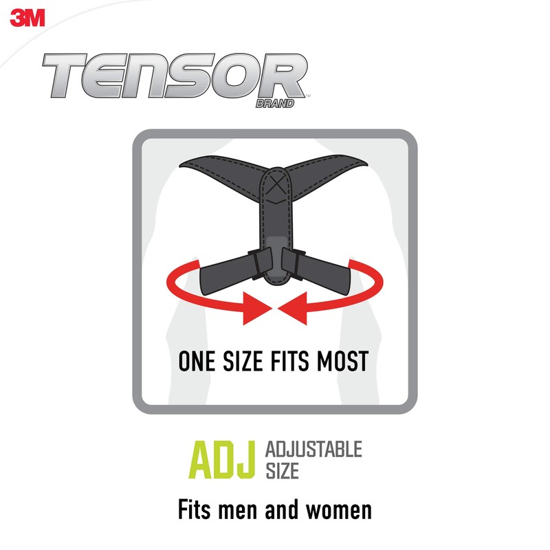 Tensor Posture Corrector, Adjustable Back Support, for Women and Men,