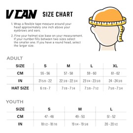 VCAN VX38 Adults ATV Motorcross Offroad Dirt Bike Motorcycle Downhill Helmet with Goggle DOT Approved