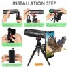 Home Safety Zoom Monocular for Adults, 10-30x40 Monocular Telescope with