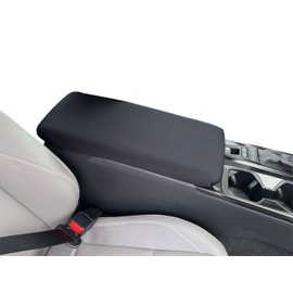 Car Console Covers Plus Made in USA Designed for Toyota Camry 2025 Neoprene Auto Armrest Center Console Cover Protector Black