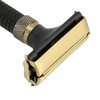 Double Edge Safety Trimmer Reusable Slip Resistant Metal Men Safety