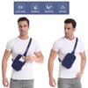 Small Crossbody Bag for Men Women Mini Sling Bag Trendy