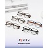 JOLISU 5 Pack Reading Glasses For Women and Men,Blue Light