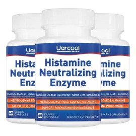 Uarcool Dao Enzima Diamina Oxidasa 60 Cápsulas 3 Botellas