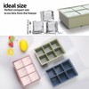 1/2 Cup Silicone Freezer Tray With Lid,Silicone Freezer Molds 6-Pack