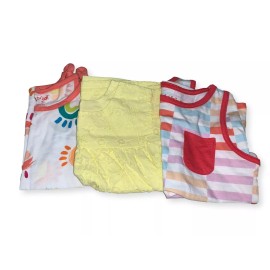Cat & Jack Girls Summer Tops 3pk- 4T NWT
