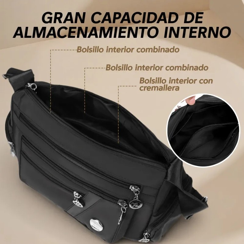 Bolso Bandolera De Mujer Antirrobo Estilo Coreano Bolsa Dama