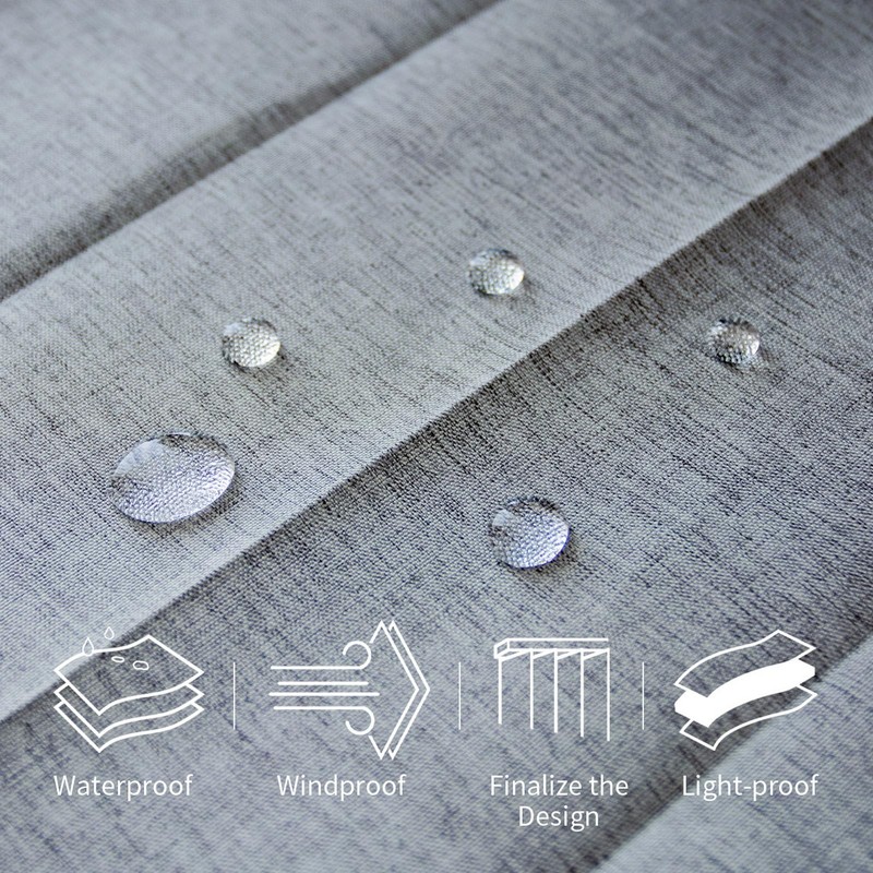 Icegrey Shower Curtain Foldable Magnetic Waterproof with Hooks, Splashproof, Accordion