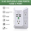 POWRUI 6 Charger USB Wall Charger Surge Protector