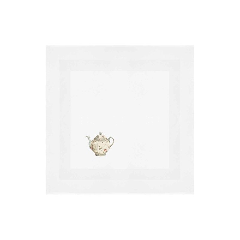 'Floral Teapot' Cotton Napkin/Dinner Cloth (NK00038743)