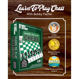 Bobby Fischer® Learn to Play Chess Set Board Game