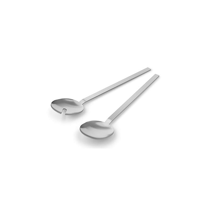Zack 20599 Menoa Salad Server, 18/10 Stainless Steel, Silver