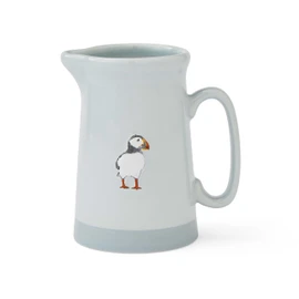 Cooksmart British Designed Small Jug | Ceramic Jug for Multiple Use in The Kitchen | Jugs for Everday Use - Coastal Birds