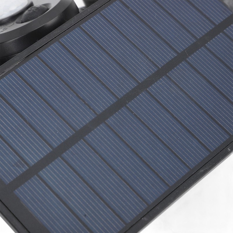 Solar Garden Lights Professional Waterproof 3 Heads Rotation High Power