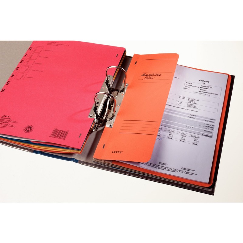 Leitz Slotted Folder, 1/2 Cut Front Cover A4 kfm. Heftung