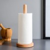 ETRAVEL Kitchen Paper Holder, Wooden Paper Stand, Kitchen Storage, Natural,