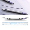 AIMALL 2X Microblading Tattoo Eyebrow Marker Pen & Measuring Ruler