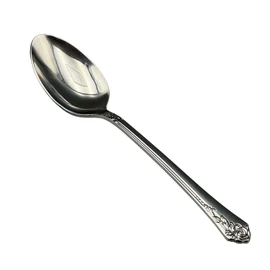 Oneida Damask Rose 18/8 Stainless Steel Teaspoon (Set of Four)