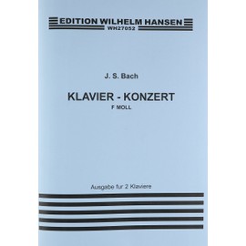 JS Bach: Piano Concerto In F Minor (Two Pianos)