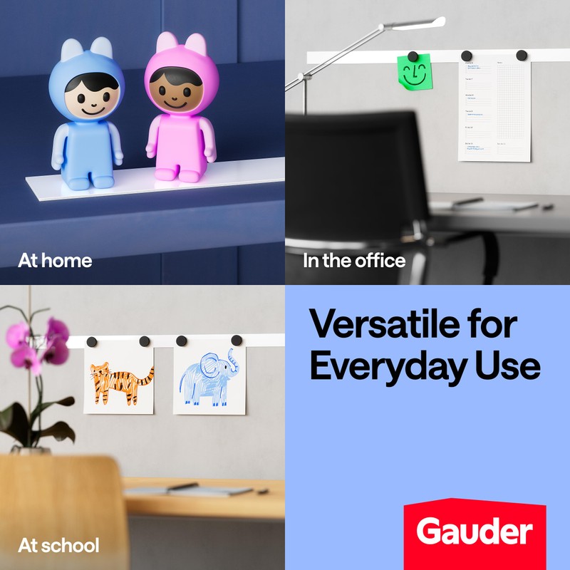 GAUDER Metal Tape Self Adhesive | Ferrous Tape for Magnets