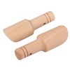 Mxfans Small Salt Scoop Natural Wood Multi-Purpose Wooden Spoon 75x25mm