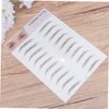 Gatuida 2pcs 3D Imitation Eyebrow Stickers for Natural Look Black