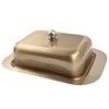 Zoie + Chloe Stainless Steel Butter Dish with Easy to