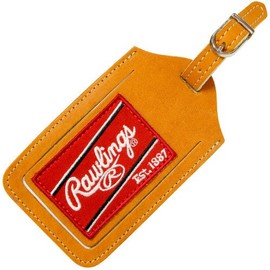 Rawlings Heart of the Hide Luggage Tag (Tan), 4.5" x 2.5"