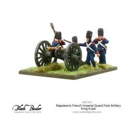 Black Powder: Napoleonic French Imperial Guard Foot Artillery firing 6-pdr