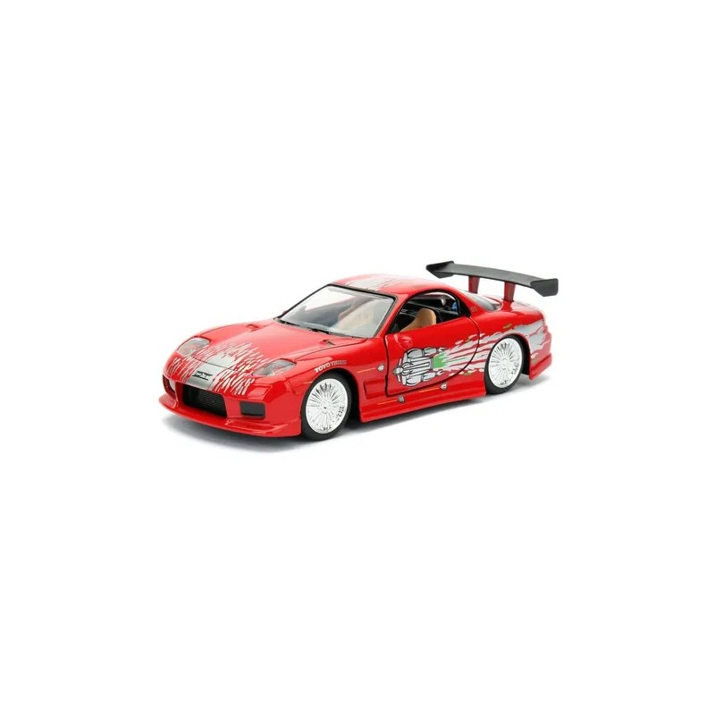 Mazda Rx-7 Fd3s-wide Body 1993 Escala 1:32 Jada Color Rojo